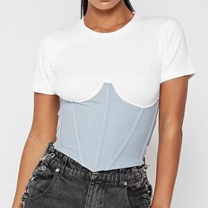 Maniere De Voir Corset Tee